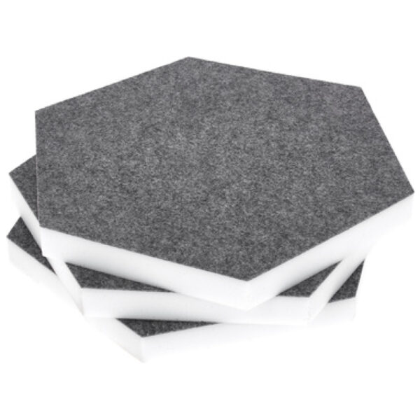 t.akustik Hexagon Melamine Grey 25