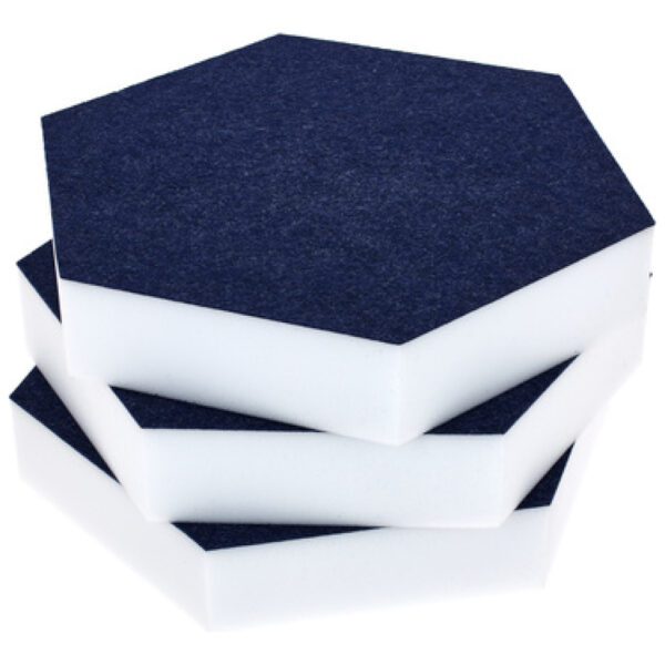 t.akustik Hexagon Melamine Dark Blue 50