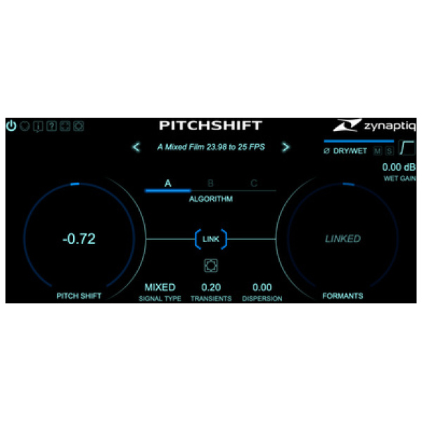 Zynaptiq Pitchshift
