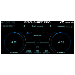 Zynaptiq Pitchshift Pro